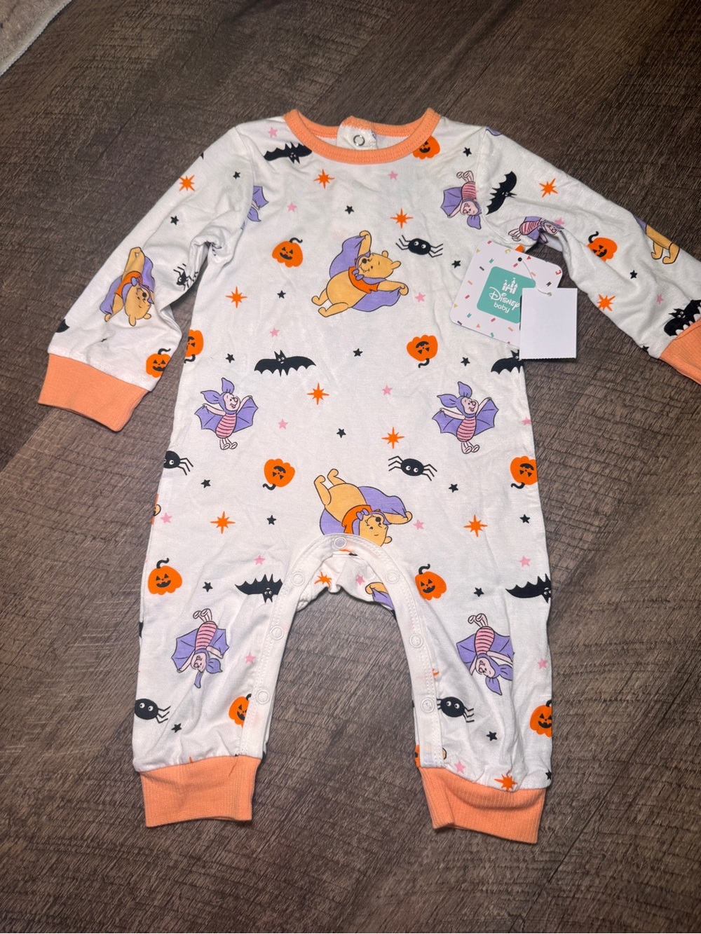 Disney Halloween Winnie the Pooh One-Piece Pajamas